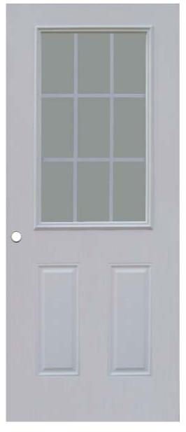 Aribell clear and grills door lites