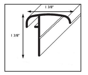 Outswing security flange