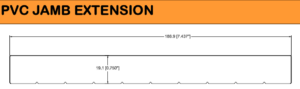 PVC Jamb Extension